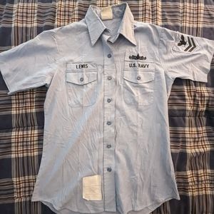US Navy women's utility chambray shirt‎